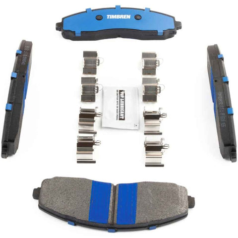 Timbren 23-26 Ford F-250/F-350 SD BES Severe Duty Semi-Metallic Brake Pads - Rear - TIM-D2491SD