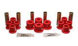 Energy Suspension 8/81-96 Ford F100/F150 2WD Red Rear Leaf Spring Bushing Set - 4.2122R