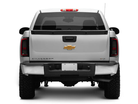 Raxiom 07-13 Chevy Silverado 1500 G2 LED Tail Lights- Black Housing (Clear Lens) - S112711