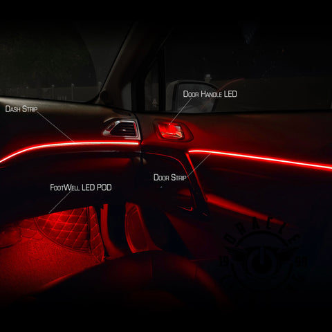 Oracle Lighting Dynamic Colorshift 18 Piece Universal Full LED Interior Dash Board Kit - 4240-332