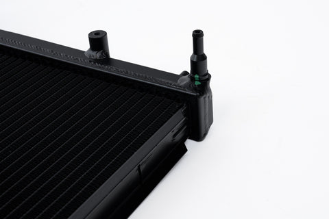 CSF 08-15 Subaru Impreza WRX/STI 1-Row 31mm High-Performance Aluminum Radiator - Black - 7094B