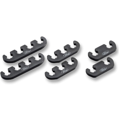 Ford Racing Wire Dividers 4 to 3 to 2 - Black w/ White Ford Logo - 302-641