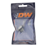 DeatschWerks 10AN ORB Male Plug Fitting with 1/8in NPT Gauge Port - Anodized DW Titanium - 6-02-0732