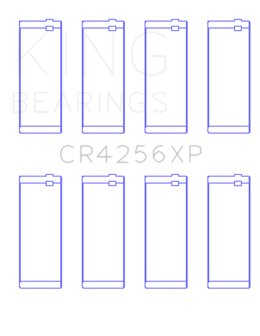 King 03-05 Dodge Neon SRT4 2.4L (Size 0.50 Oversized) Performance Rod Bearing Set - CR4256XP0.5