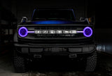 Oracle 21-22 Ford Bronco Headlight Halo Kit w/DRL Bar - Base Headlights -w/BC1 Controller - 1471-335