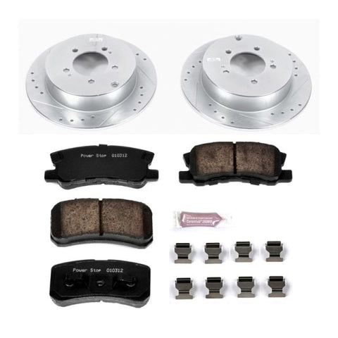 Power Stop 09-15 Mitsubishi Lancer Rear Z23 Evolution Sport Brake Kit - K5499