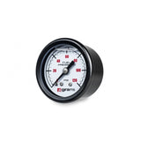 Grams Performance Universal 0-120 PSI Fuel Pressure Guage - White Face - G2-99-1200W