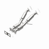 MagnaFlow Direct Fit Catalytic Converter 2008-2012 LR2 3.2 L Underbody - 52276