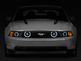Raxiom 05-12 Ford Mustang GT LED Halo Fog Lights (Smoked) - 49134