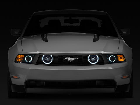 Raxiom 05-12 Ford Mustang GT LED Halo Fog Lights (Smoked) - 49134