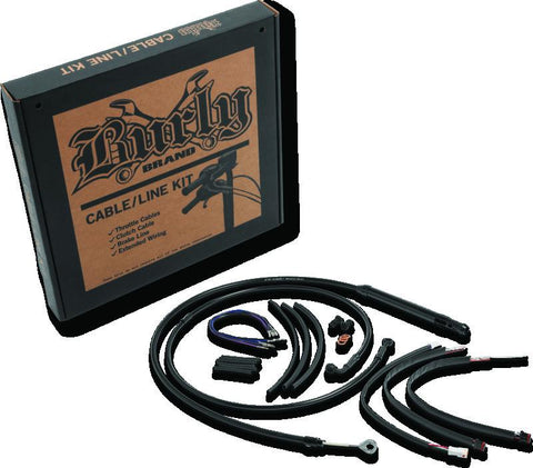 Burly Brand Control Kit 14in T-Bar - Black - B30-1265