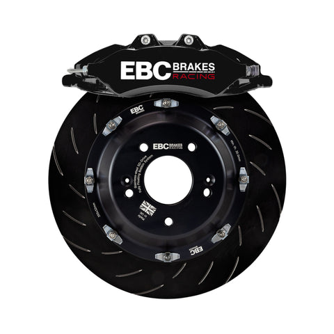 EBC Racing 00-06 BMW M3 (E46) Black Apollo-6 Calipers 355mm Rotors Front Big Brake Kit - BBK045BLK-1