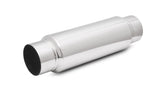 Vibrant SS Resonator (Standard Design) 3in inlet/outlet x 18in long w/ 5in OD resonator body - 17950
