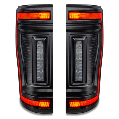 Oracle Lighting 17-22 Ford F-250/350 (Black Series) Flush Mount LED Tail Lights - 5896-504-T
