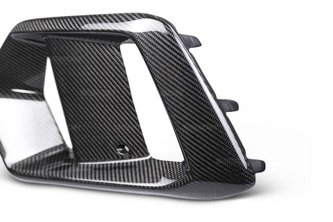 Seibon 16-18 Ford Focus RS Carbon Fiber Fog Light Surrounds - FLS16FDFO