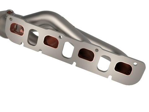 aFe Twisted Steel 2021+ Jeep Wrangler 392 JL 6.4L V8 Headers - Titanium Cerakote - 48-38031-T