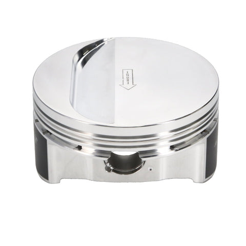 Manley Chevrolet LS Series 4.000in Stroke 4.125in Bore -5cc Flat Top Standard Pistons - Set of 8 - 592300C-8