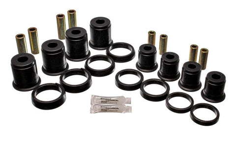 Energy Suspension 84-01 Jeep Cherokee/Wagoneer/Comanche 2WD Black Front Control Arm Bushings - 2.3101G