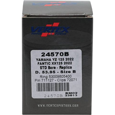 Vertex Piston 2023 Fantic Motor XE 125 125cc Cast Replica Piston Kit - 24570B