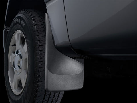 WeatherTech 99-07 Ford F250/F350/F450/F550 No Drill Mudflaps - Black - 110001-120001