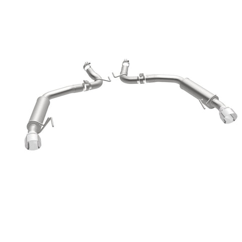 MagnaFlow Axle Back, SS, 2.5in, Competition, Dual Split Polish 4.5in Tip 2015 Ford Mustang Ecoboost - 19179