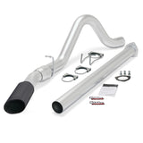 Banks Power 11-13 Ford 6.7L F250-350 Monster Exh Sys - SS Single Exh w/ Blk Tip - 49788-B