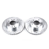 Power Stop 86-91 Mazda RX-7 Front Evolution Drilled & Slotted Rotors - Pair - JBR381XPR