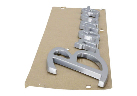 Ford Racing 21-23 Bronco Script Fender Badge - Silver - M-1447-BSS