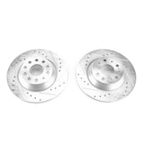 Power Stop 15-16 Audi A3 Rear Evolution Drilled & Slotted Rotors - Pair - EBR1498XPR