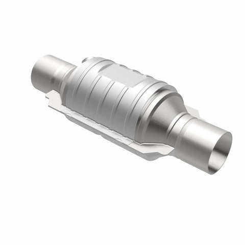 MagnaFlow Univ Cat Conv 2.5in Inlet/Outlet Ctr/Ctr Round 9in Body L x 5.125in W x 13in Overall L - 51236
