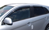 AVS 11-13 Mitsubishi Outlander Sport Ventvisor Outside Mount Window Deflectors 4pc - Smoke - 94191