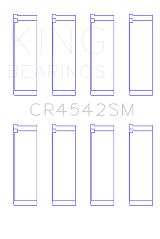 King Honda K-Series (Except A3)/ 16V 2.0L/ 2.3L/ 2.4L (Size 0.75) Connecting Rod Bearing Set - CR4542SM0.75