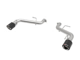 aFe POWER MACH Force-Xp 2.5in Axle-Back Exhaust System 16-20 Chevy Camaro SS V8 6.2L - Carbon Fiber - 49-44118-C