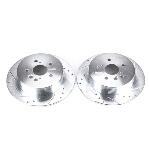 Power Stop 04-05 Toyota RAV4 Rear Evolution Drilled & Slotted Rotors - Pair - JBR1371XPR