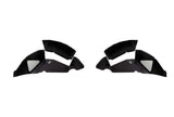 Fishbone Offroad 2018+ Jeep Wrangler JL Rear Pair Aluminum - Black Powdercoat Inner Fenders - FB33130R
