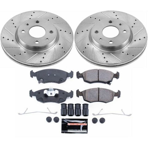 Power Stop 12-18 Fiat 500 Front Z23 Evolution Sport Brake Kit - K6290