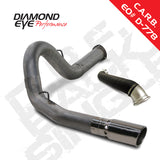 Diamond Eye KIT 5in DPF-BACK SGL w/ TDP SS 07.5-10 Chevy/GMC 6.6L Duramax 2500/3500 - K5131S