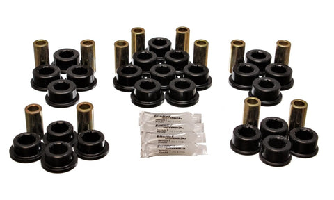 Energy Suspension 87-92 Toyota Supra Black Rear Control Arm Bushing Set - 8.3127G