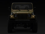 Raxiom 97-06 Jeep Wrangler TJ Axial Series LED Sequential Cornering Lights- Smoked - J211784
