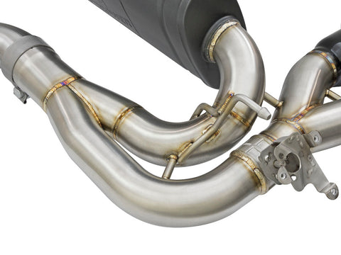aFe 16-18 BMW M2 L6-3.0L MACH Force-Xp 3in to 2.5in 304 SS Cat-Back Exhaust System-Quad Black Tips - 49-36330-1B