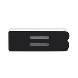 ORACLE Lighting Universal Illuminated LED Letter Badges - Matte Blk Surface Finish - B - 3141-B-001