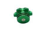 Fleece Performance 13-18 Dodge Cummins Green Anodized Billet Fuel Cap - FPE-FC-1316-GRN