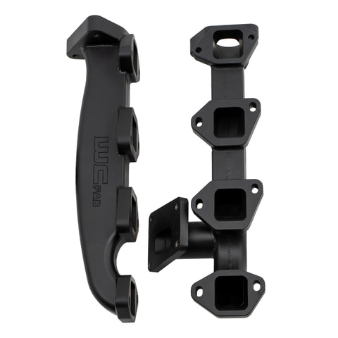 Wehrli 17-24 Chevrolet Duramax Billet Exhaust Manifold & Stainless Up Pipe Kit w/ Gaskets & Hardware - WCF100226