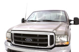 AVS 99-07 Ford F-250 Aeroskin Low Profile Hood Shield - Chrome - 622067