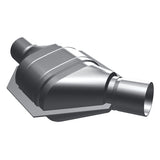 MagnaFlow Conv Univ 2in Inlet/Outlet Angled Offset/Center Oval (California) - 444074