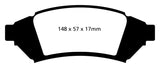 EBC 04 Pontiac Grand Prix 3.8 Yellowstuff Front Brake Pads - DP41683R
