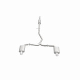 MagnaFlow 11-13 Ford Explorer V6 3.5L SS Catback Exhaust Dual Split Rear Exit w/ 3.5in SS Tips - 15467