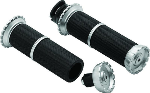 Kuryakyn Riot Grips Scout Silver - 3588