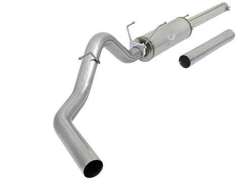 aFe LARGE Bore HD Exhausts Cat-Back SS-409 EXH CB Dodge Diesel Trucks 03-04 L6-5.9L (td) - 49-12005
