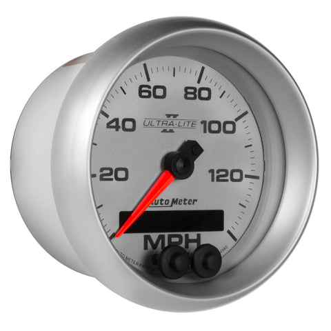 Autometer Ultra-Lite II 3-3/8in 0-140MPH In-Dash Electronic GPS Programmable Speedometer - 4980